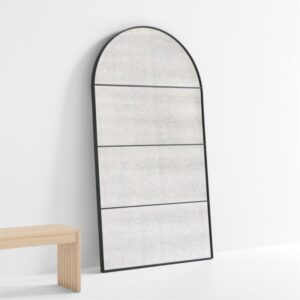 Black Antiqued Floor Mirror 44'x80'
