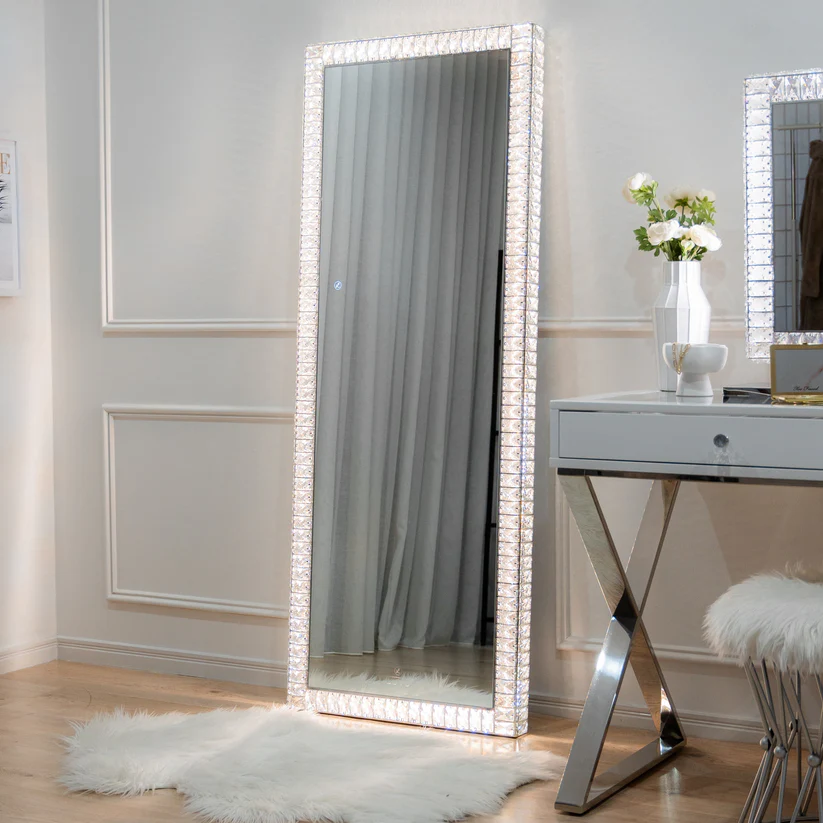 Diamond Floor Mirror